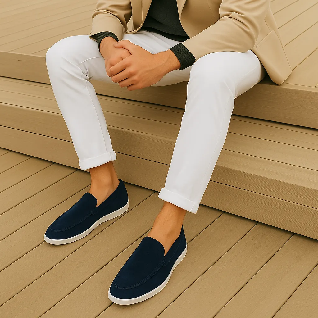 John | Refined Comfort in Elegant Suede Loafers