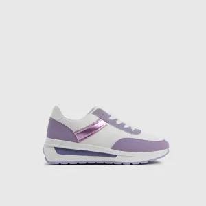 K7 Elyna Statement Sneakers White/Purple