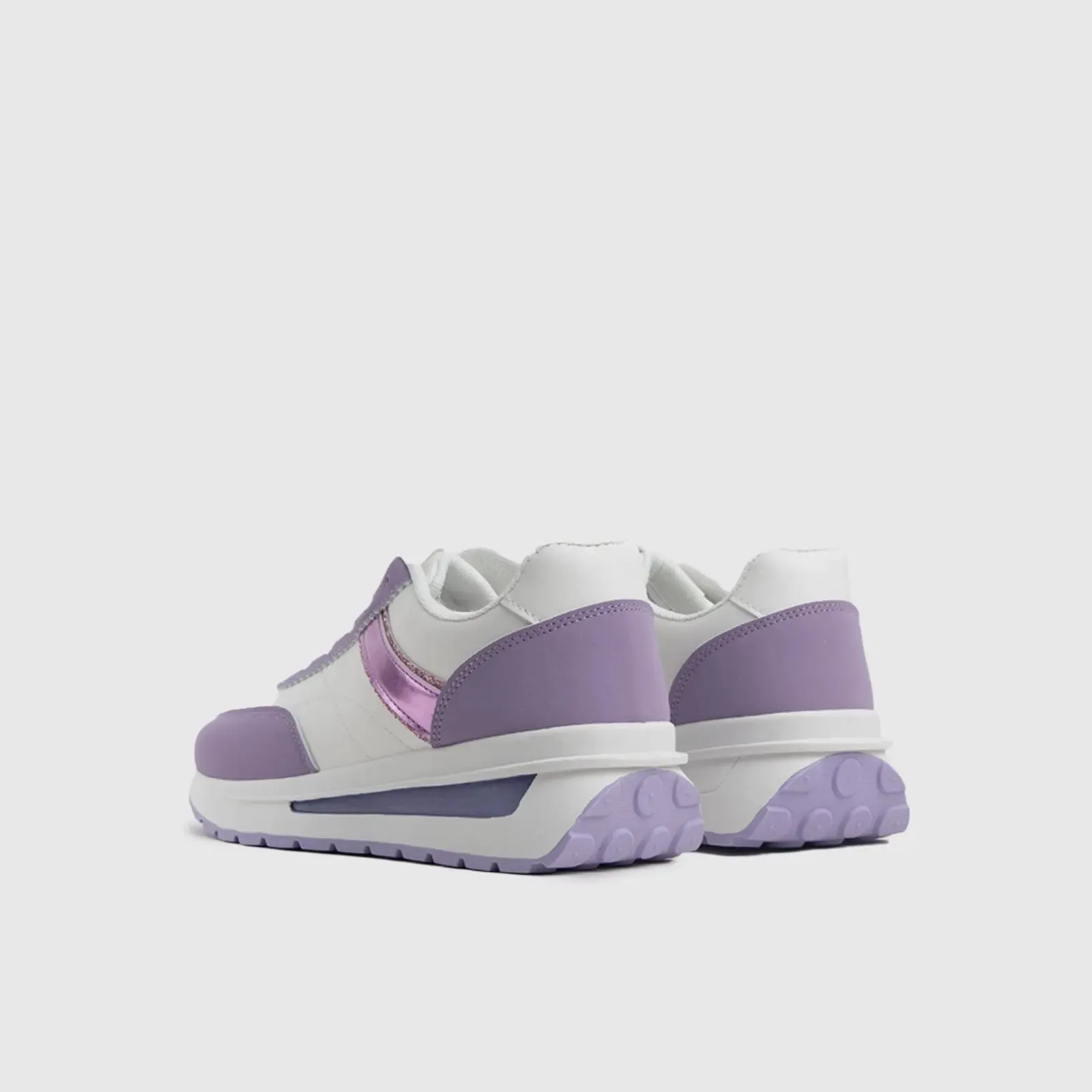 K7 Elyna Statement Sneakers White/Purple