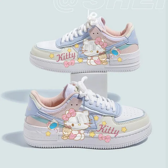 Kawaii Sanrio Hand-Painted Sneakers