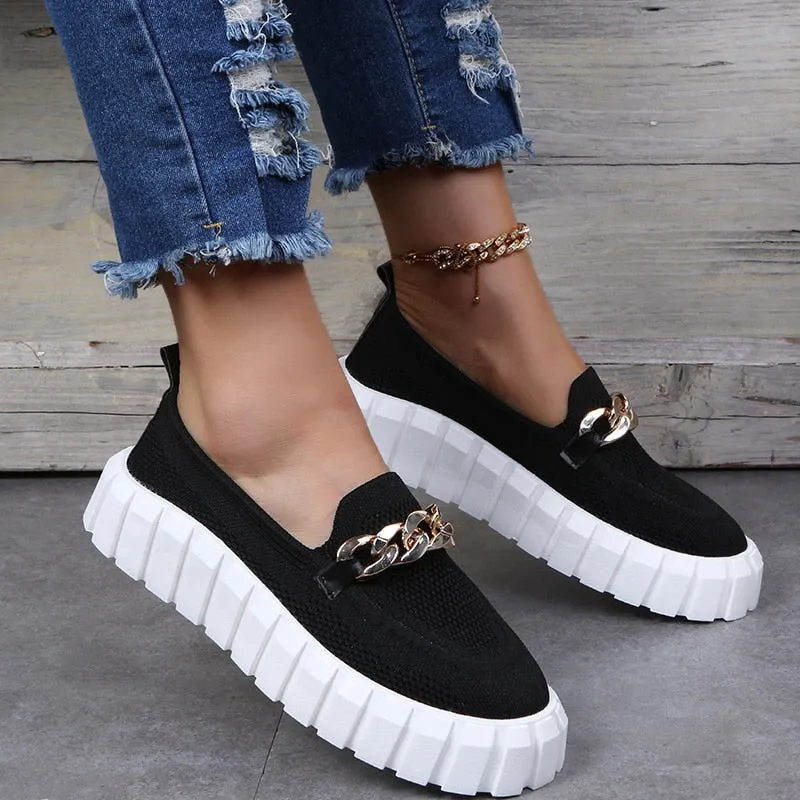 Kelsey® | Chain Sneakers Are Comfortable And Trendy For The Summer!