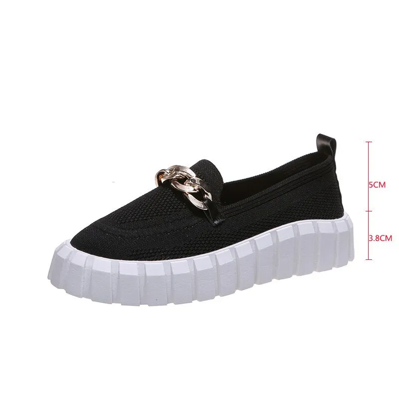 Kelsey® | Chain Sneakers Are Comfortable And Trendy For The Summer!