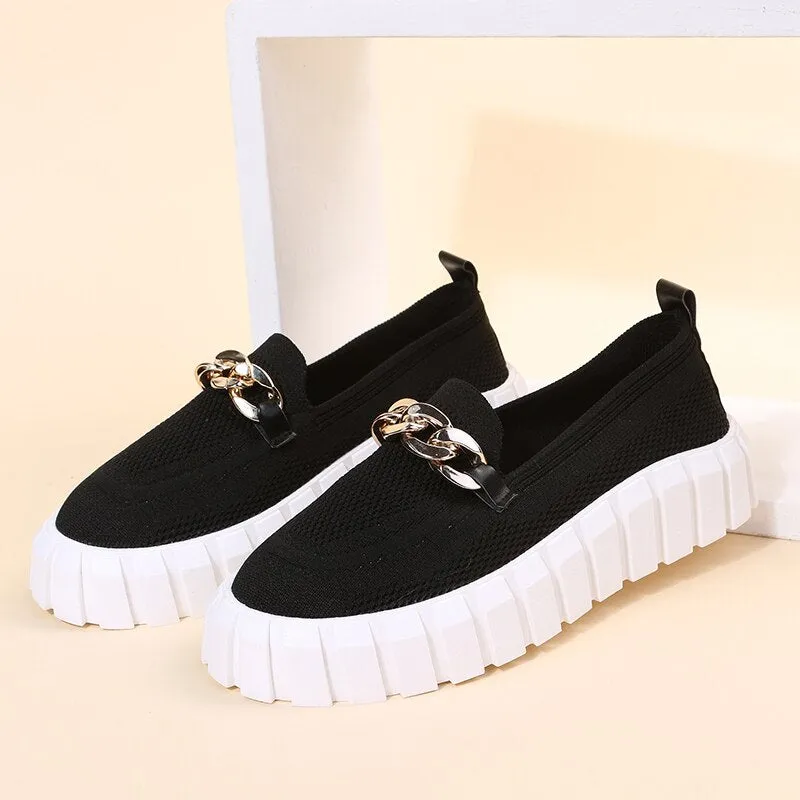 Kelsey® | Chain Sneakers Are Comfortable And Trendy For The Summer!