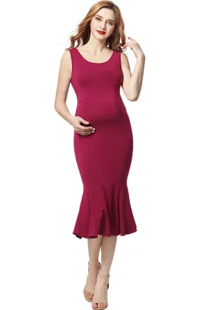 Kimi   Kai Maternity "Bria" Mermaid Midi Dress