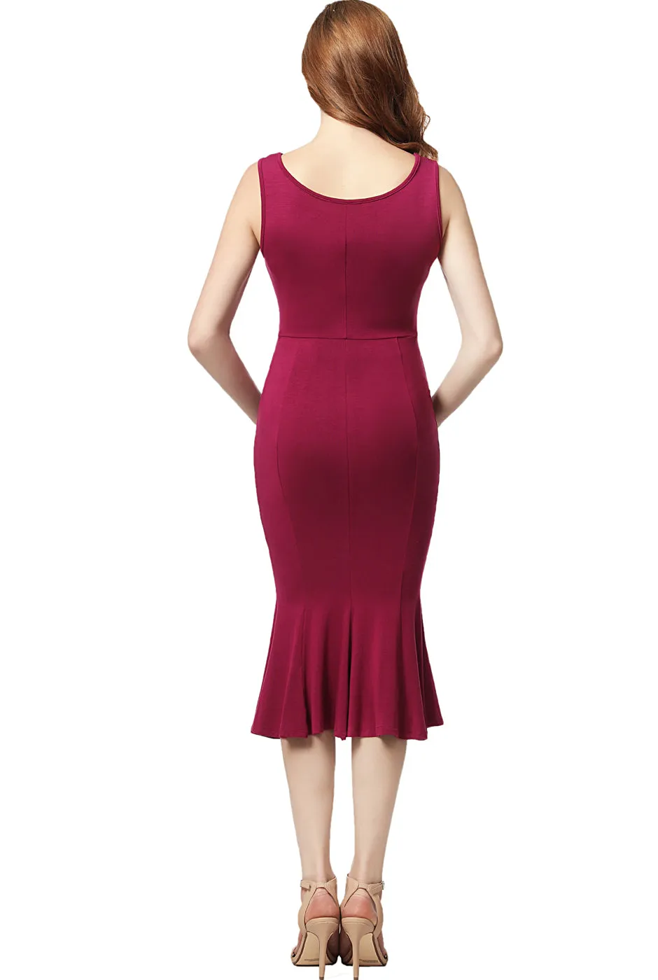 Kimi   Kai Maternity "Bria" Mermaid Midi Dress