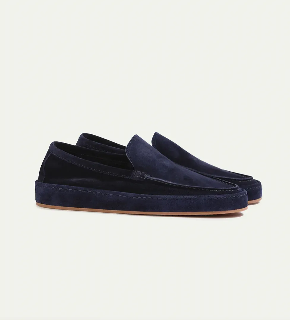 Klassische Wildleder-Loafer für Männer