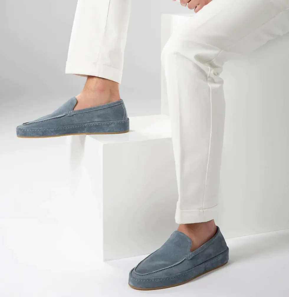 Klassische Wildleder-Loafer für Männer