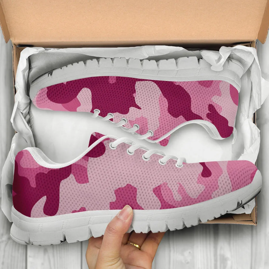 Knit Sneakers_Military Pink_Camo