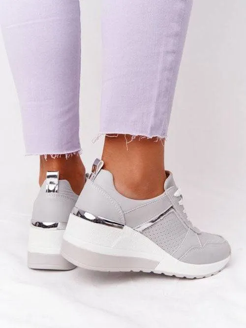 Lace Up Breathable Sneakers