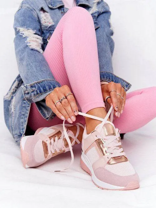 Lace Up Breathable Sneakers
