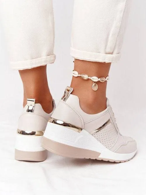 Lace Up Breathable Sneakers