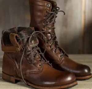 Lavender | Winter Laced Boots
