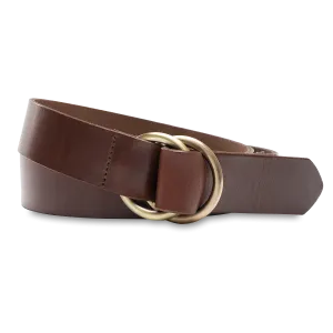 Leather O-Ring Belt