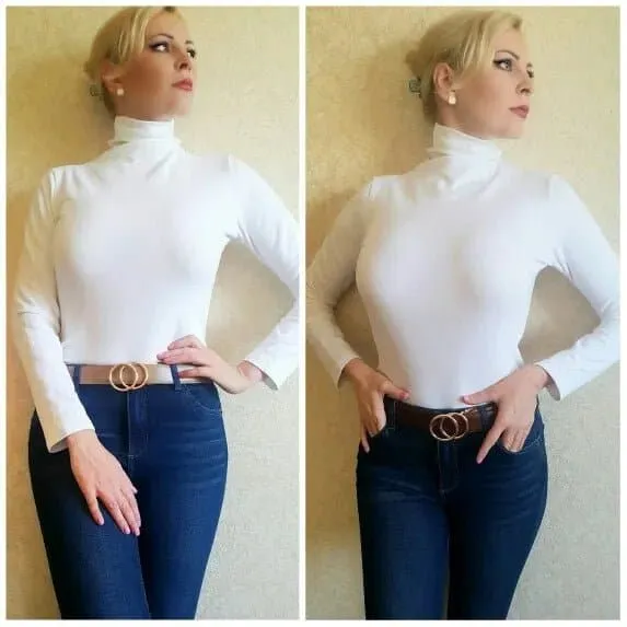 Leather Reversible Belt: Elegant Two-in-One Accessory for Women