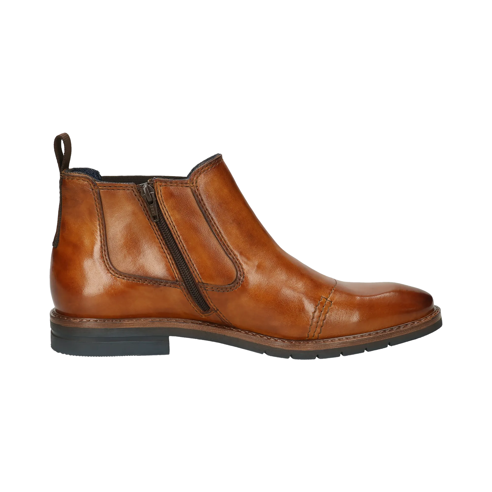 Leder Chelsea cognac