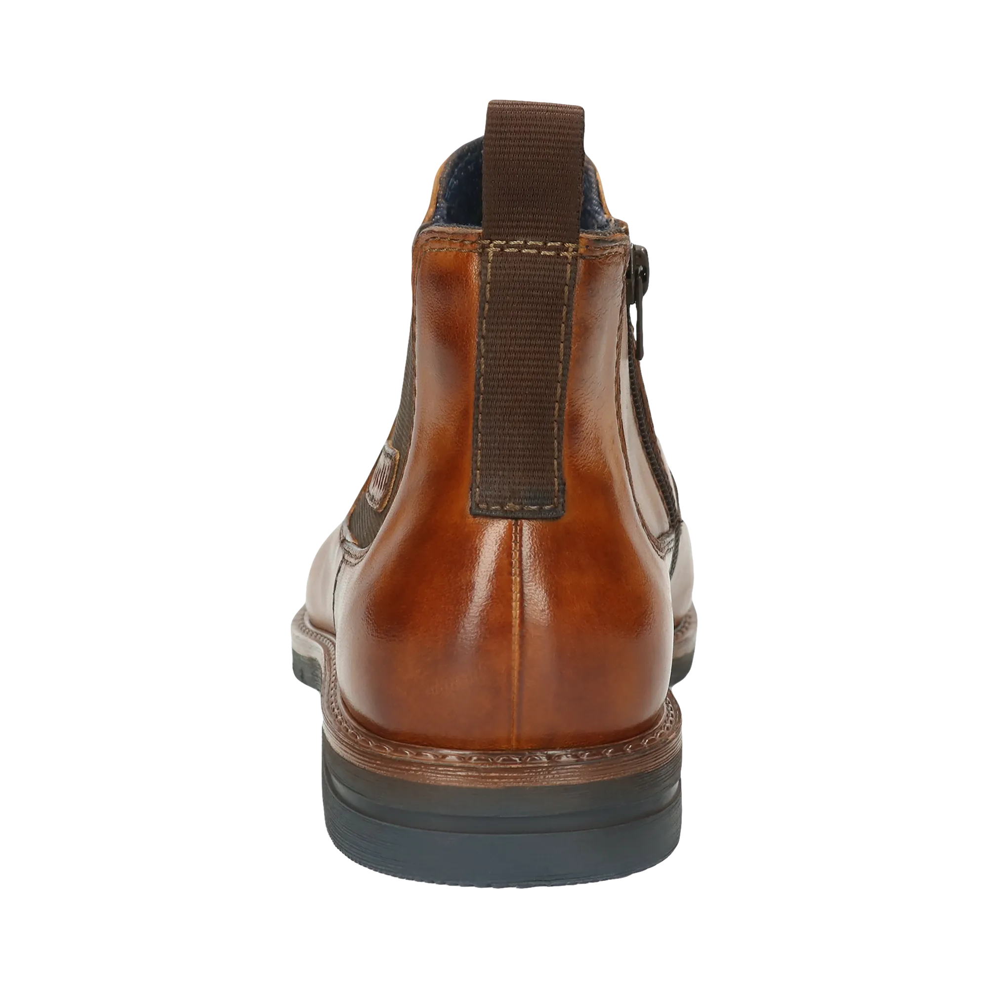 Leder Chelsea cognac