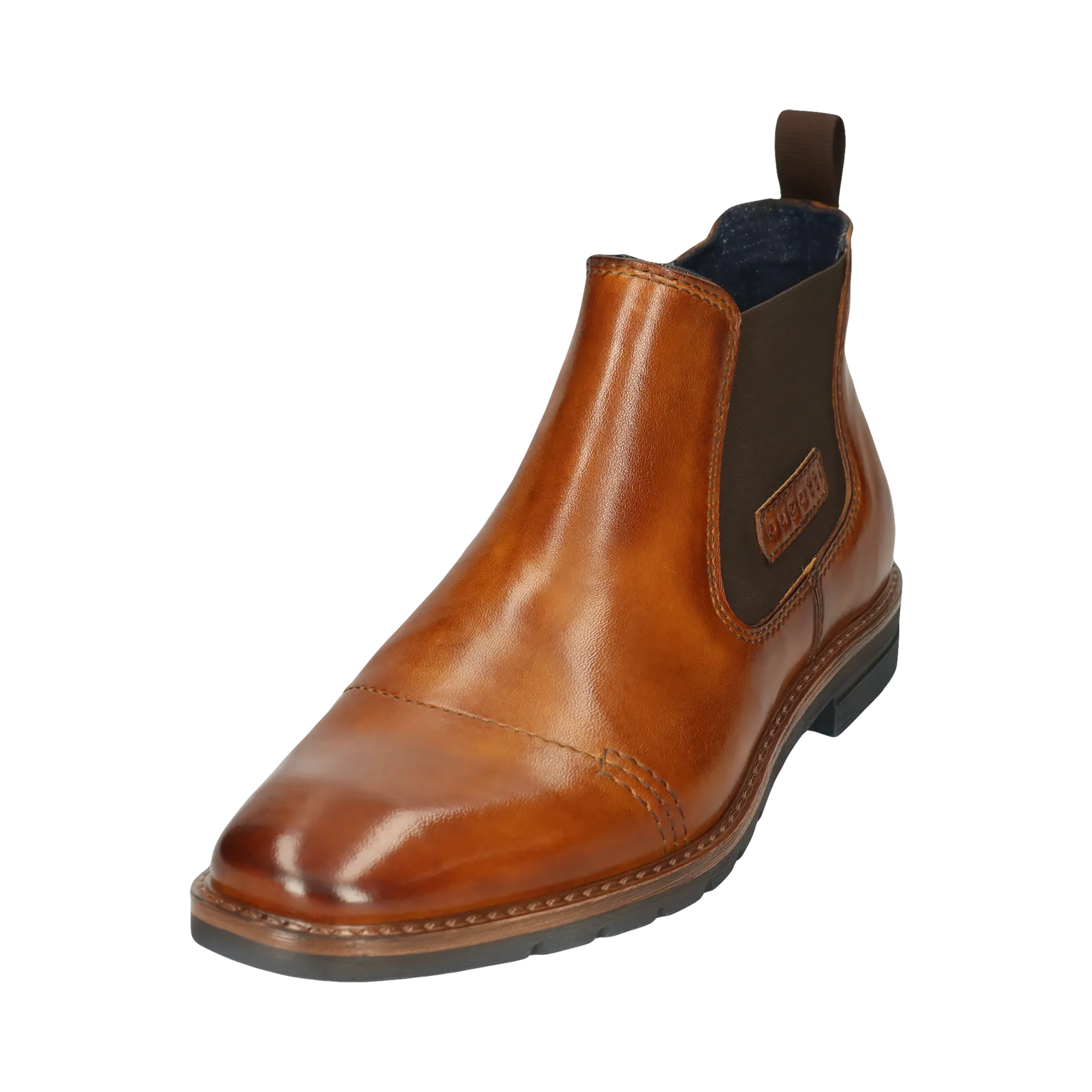 Leder Chelsea cognac