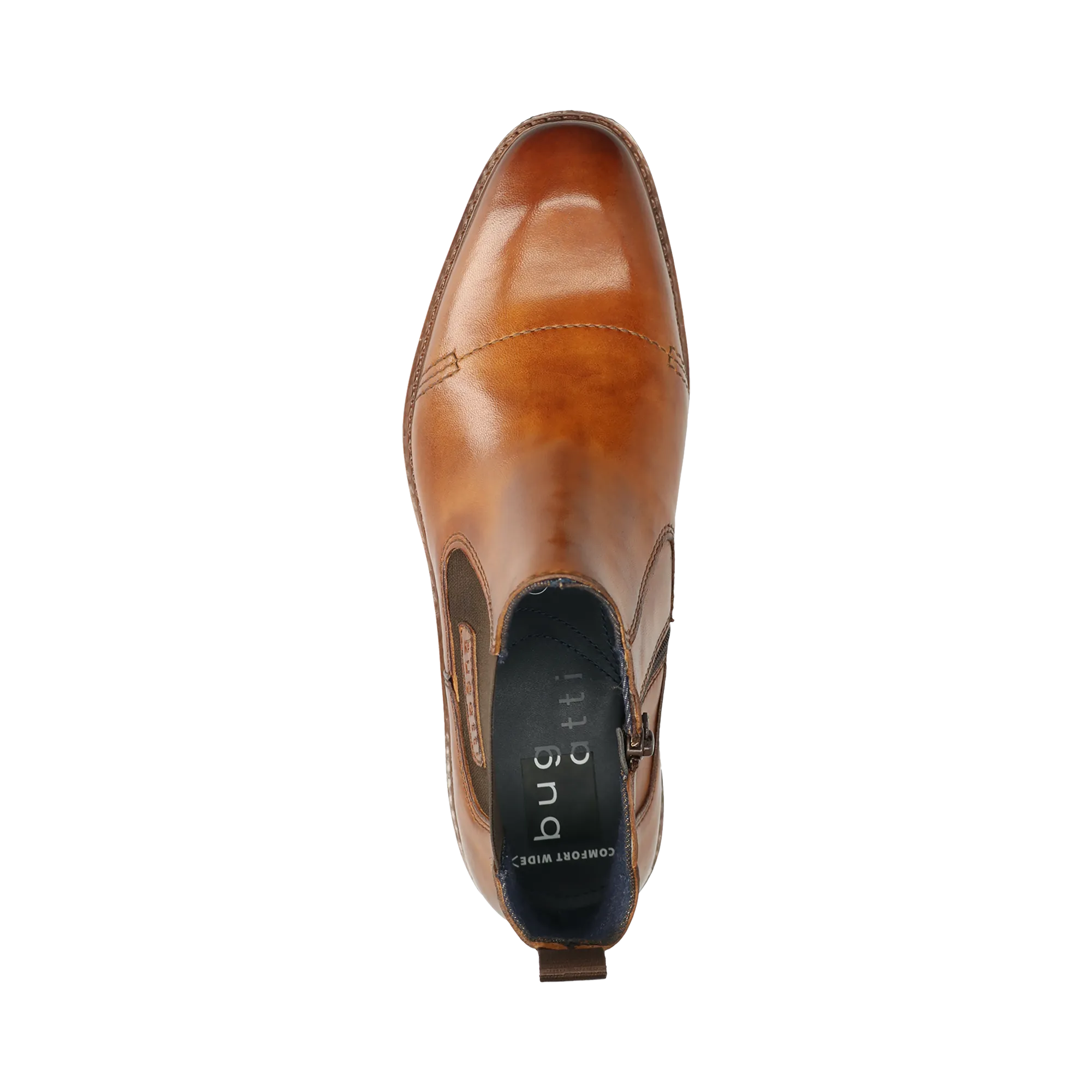 Leder Chelsea cognac