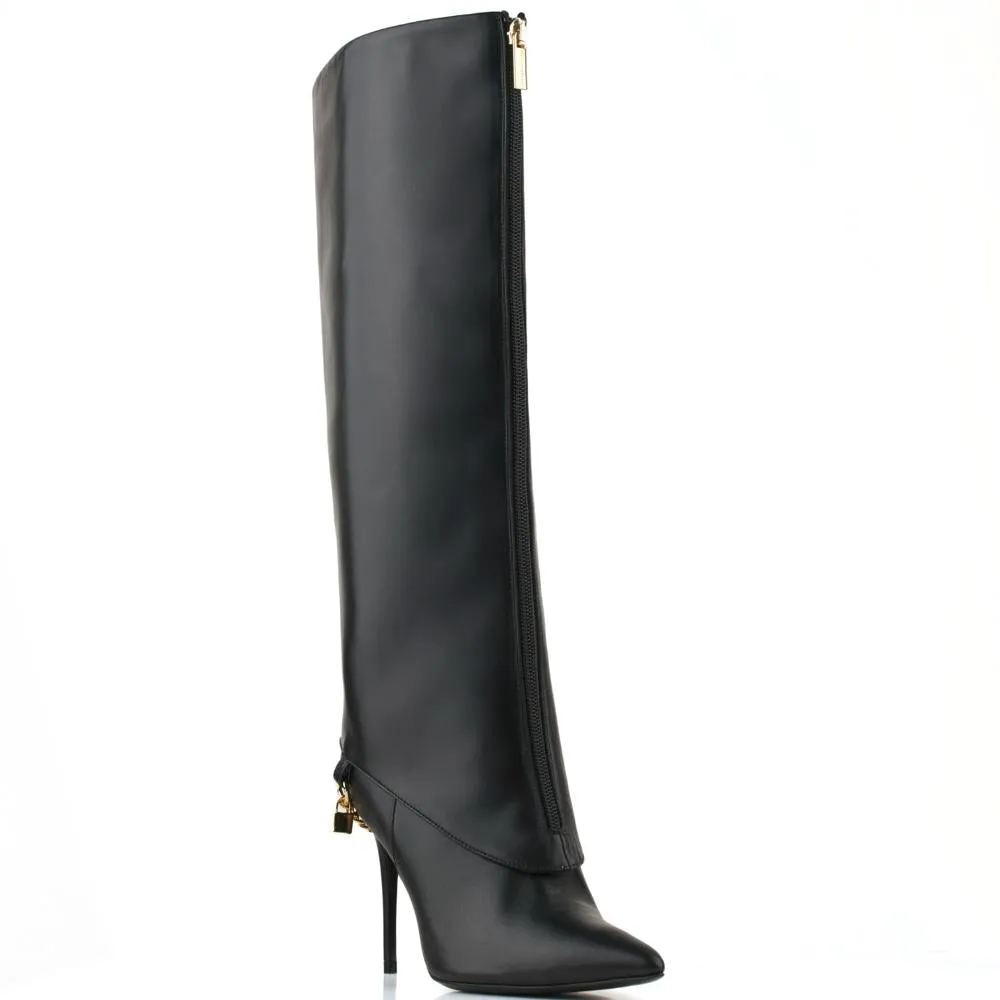 Legend 100 Mm Black Matt Leather