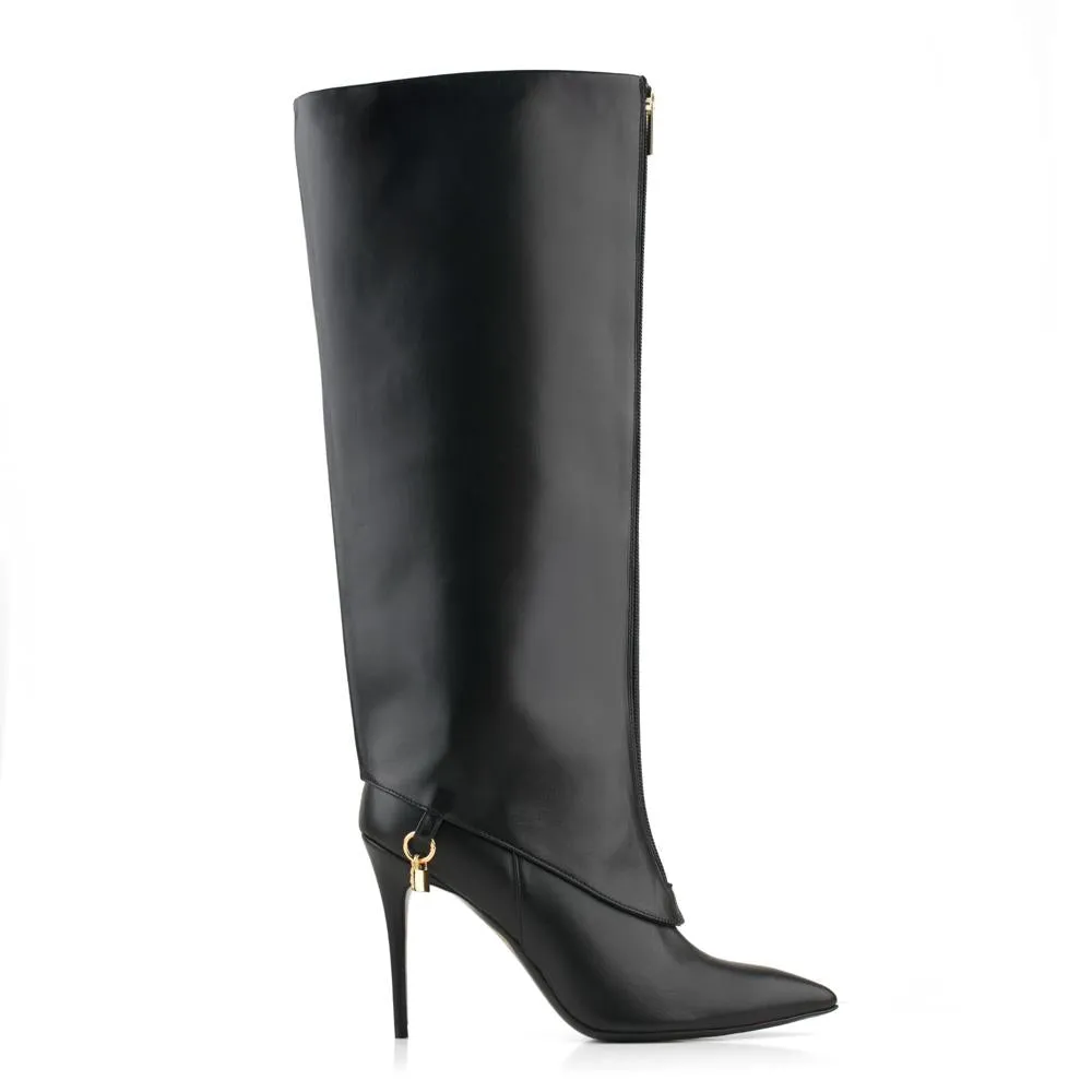 Legend 100 Mm Black Matt Leather
