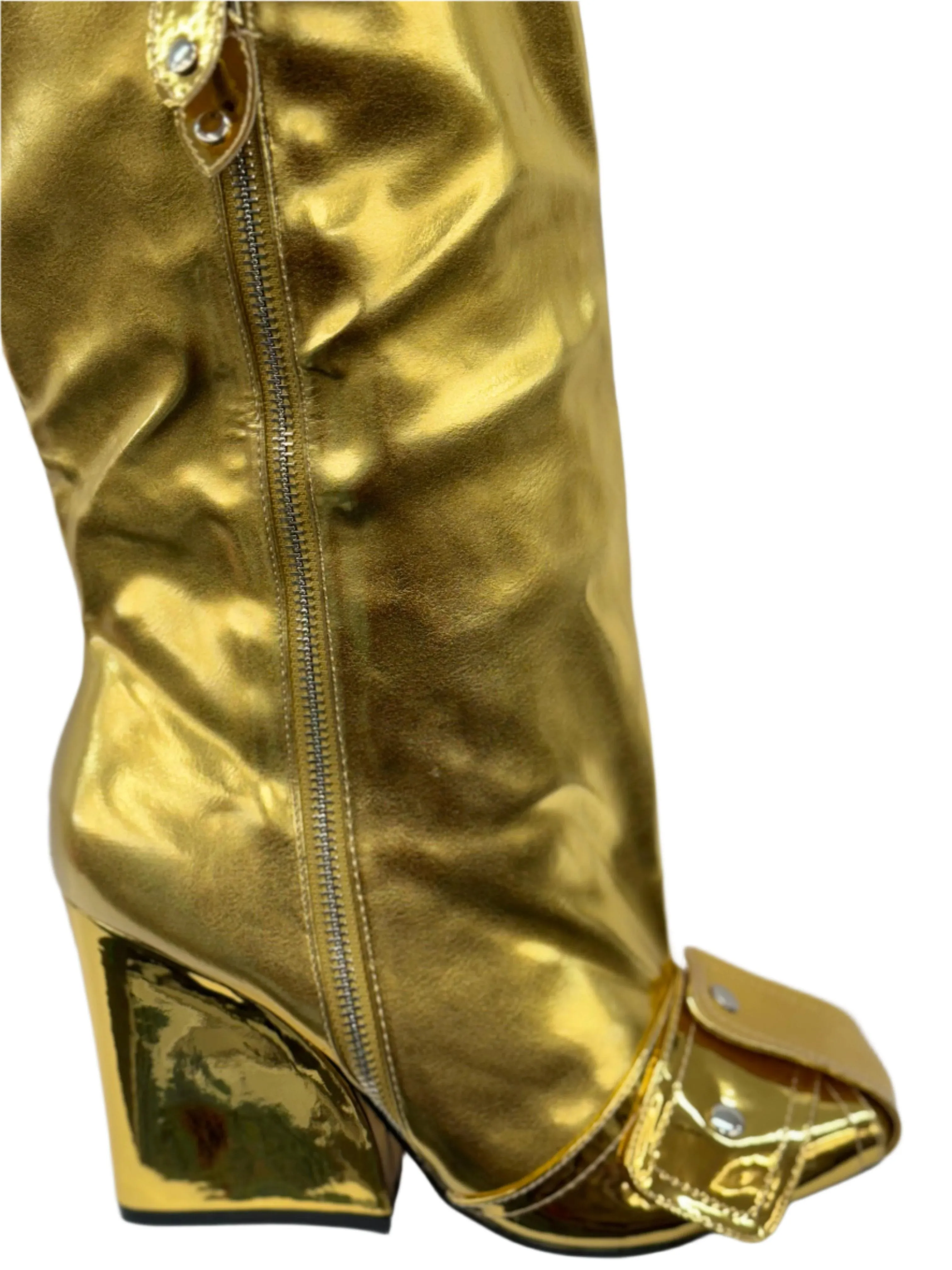 Lemonade SENNA Women Wedge Boots Knee High Fashion Pull On Boots