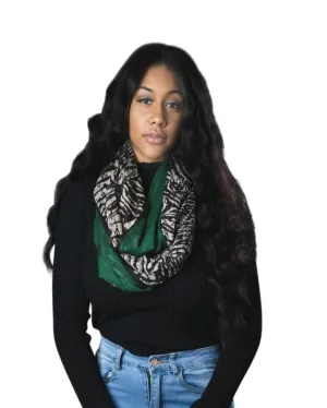 Leopard Print Infinity Scarf By SAM D'MONES