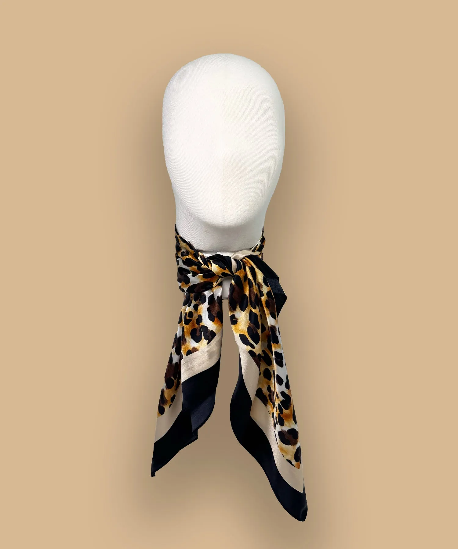 LEOPARD SLIK SCARF