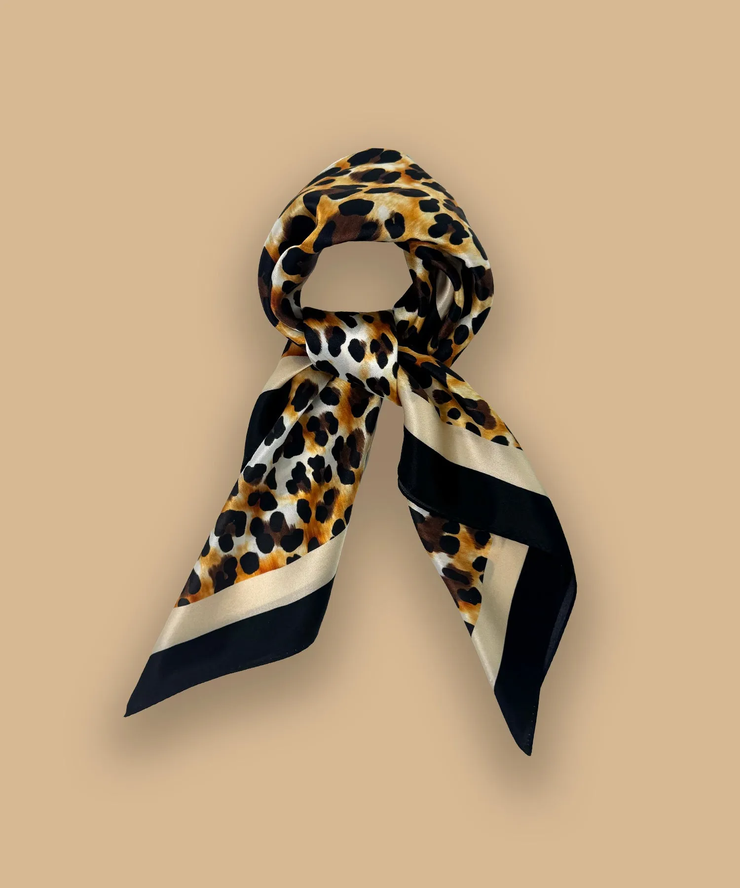 LEOPARD SLIK SCARF