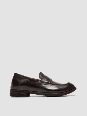 LEXIKON 140 - Mocassini Penny Loafer in Pelle Marrone