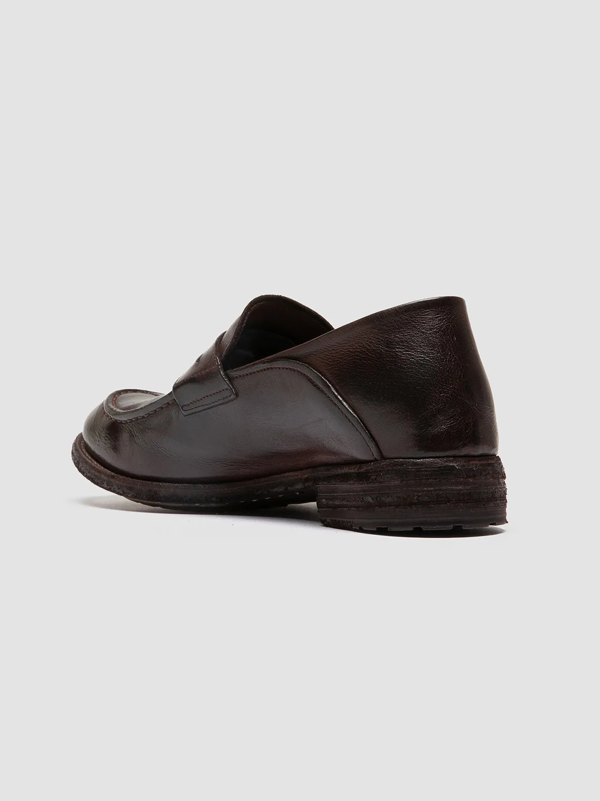 LEXIKON 140 - Mocassini Penny Loafer in Pelle Marrone