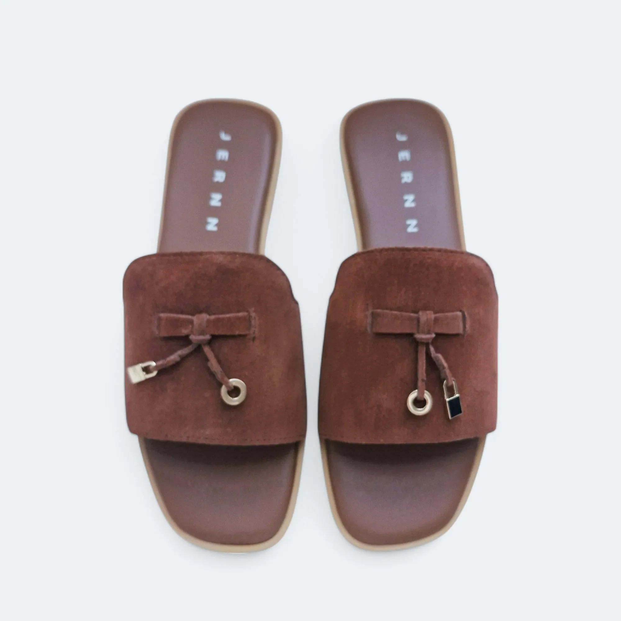 Lia Premium Suede Leather Flats