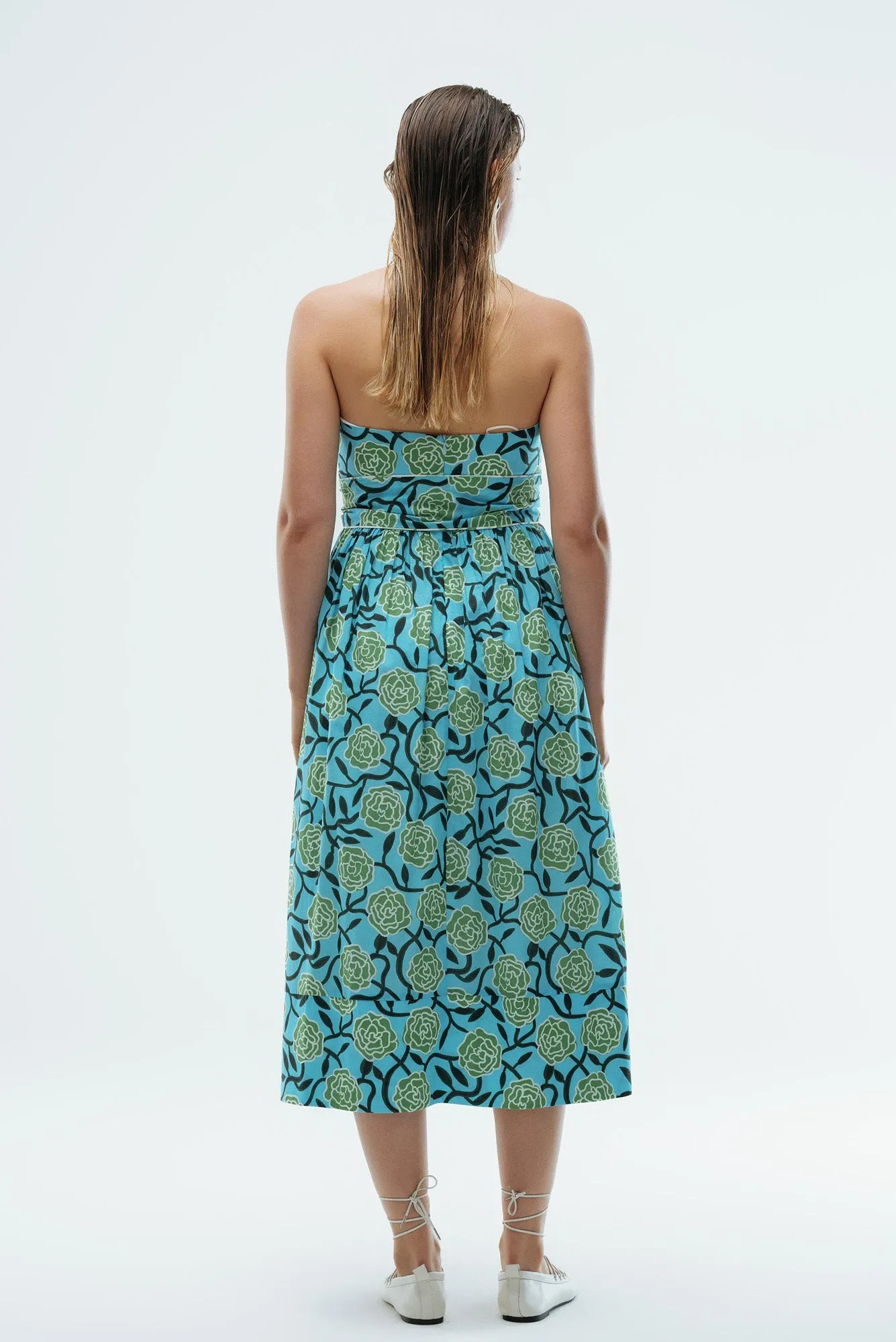 Lidia Dress in Amelia / Elba