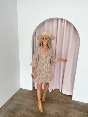 Lily Dress -Biege