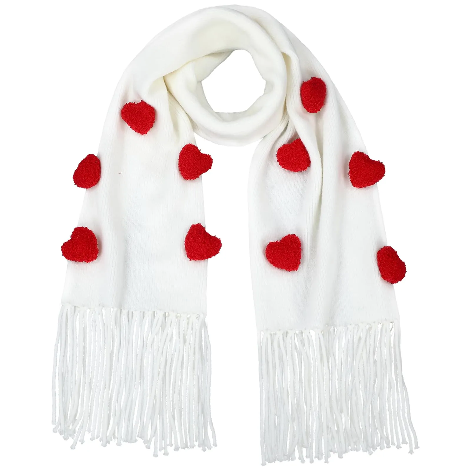Love Shack 3D Heart Scarf