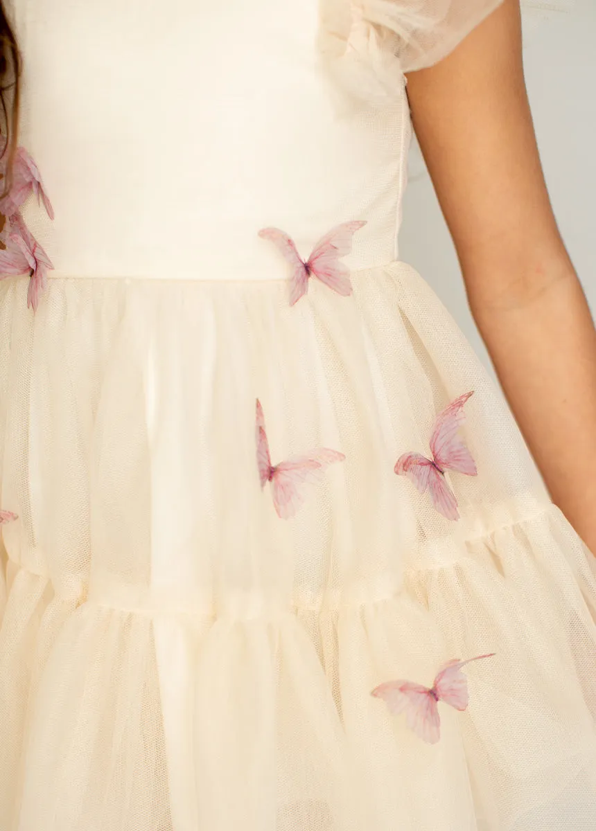 Lyrah Dress in Ecru