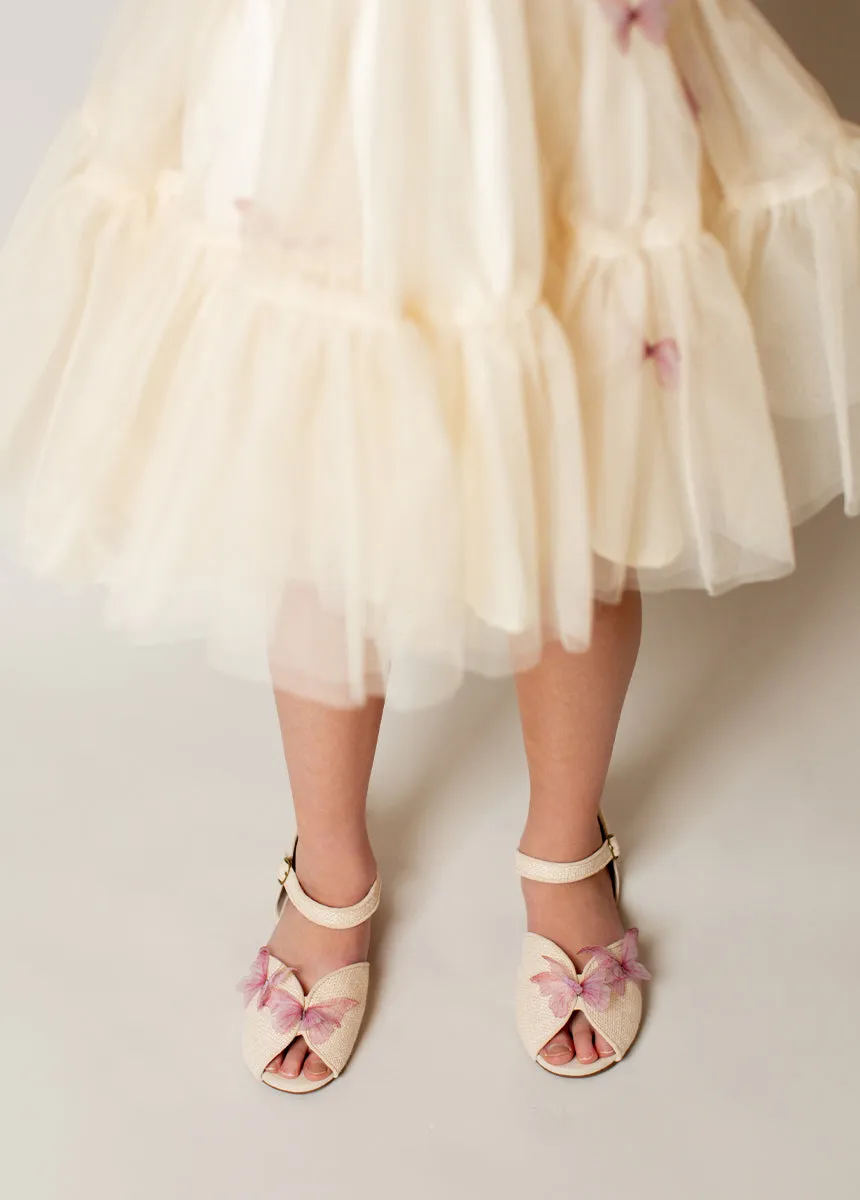 Lyrah Dress in Ecru