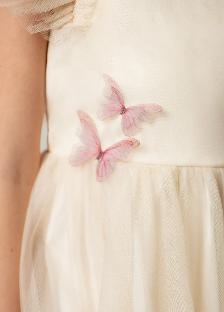 Lyrah Dress in Ecru