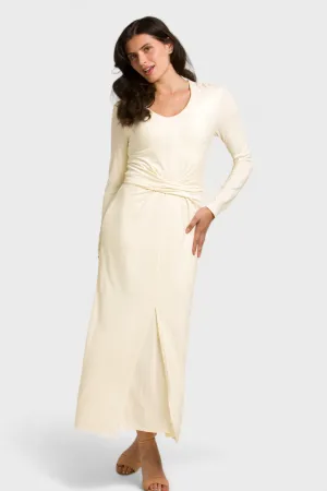 Mara Ivory Bamboo Maxi Dress