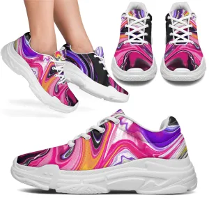 Marble Chunky Sneakers