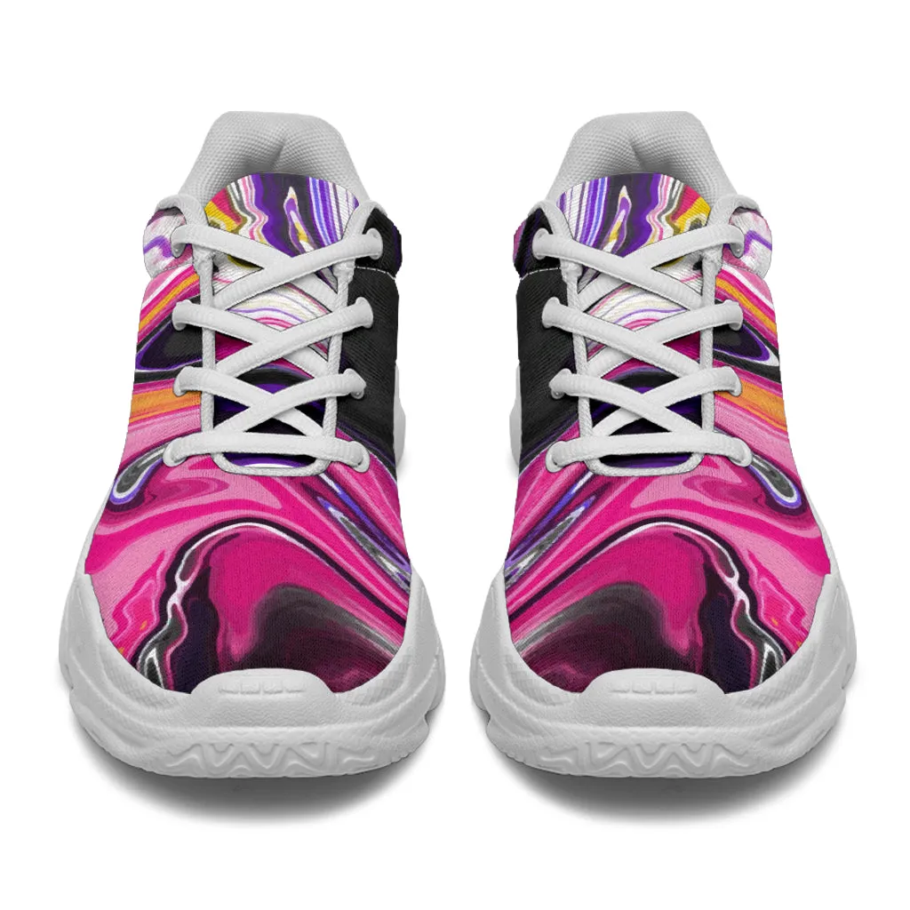Marble Chunky Sneakers