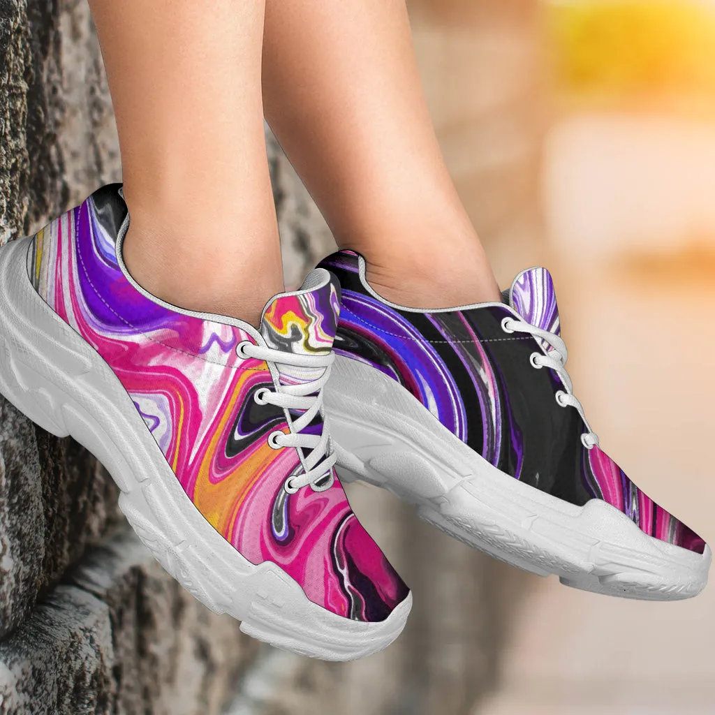 Marble Chunky Sneakers