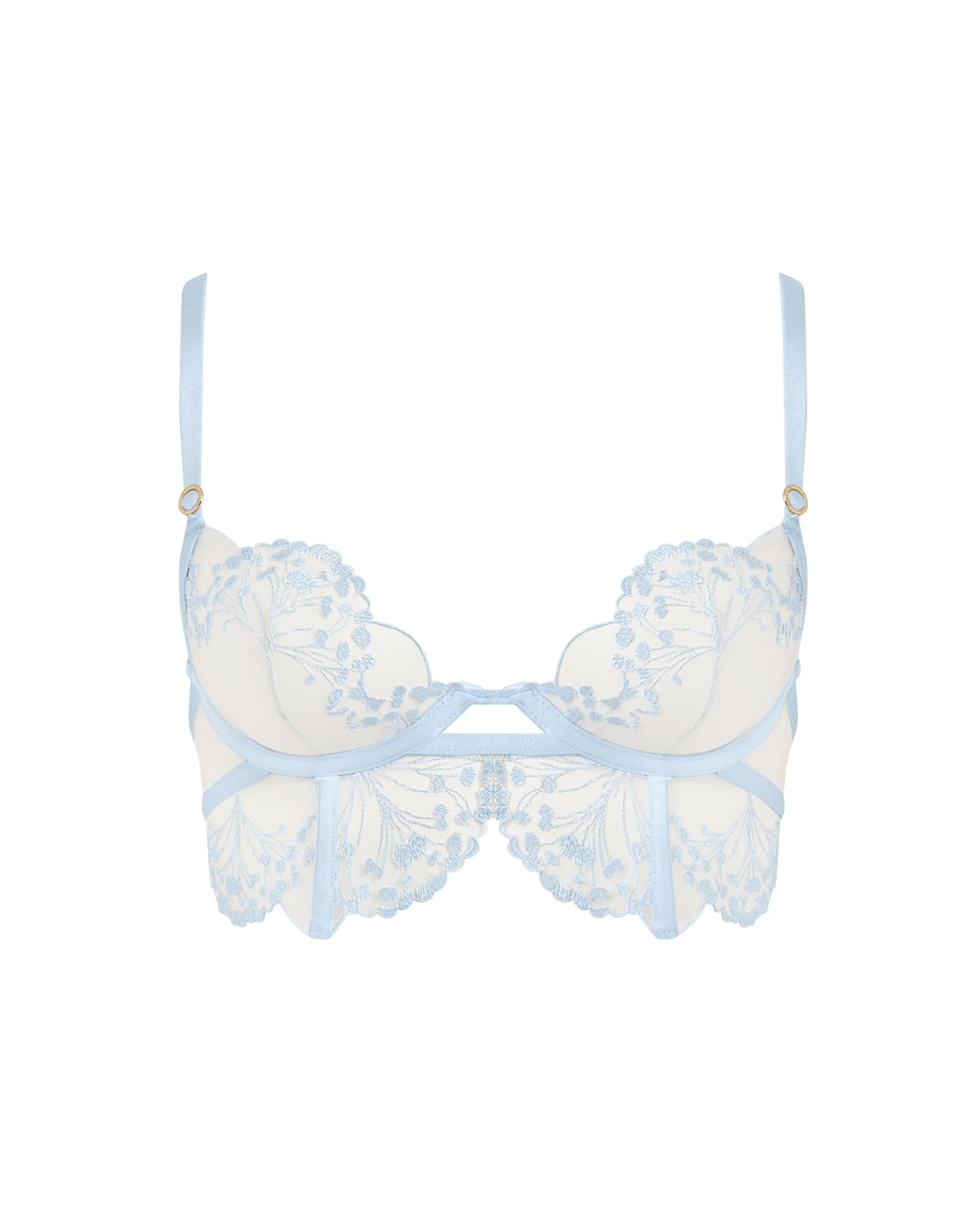 Marisa Wired Bra Ice Water Blue/Sheer