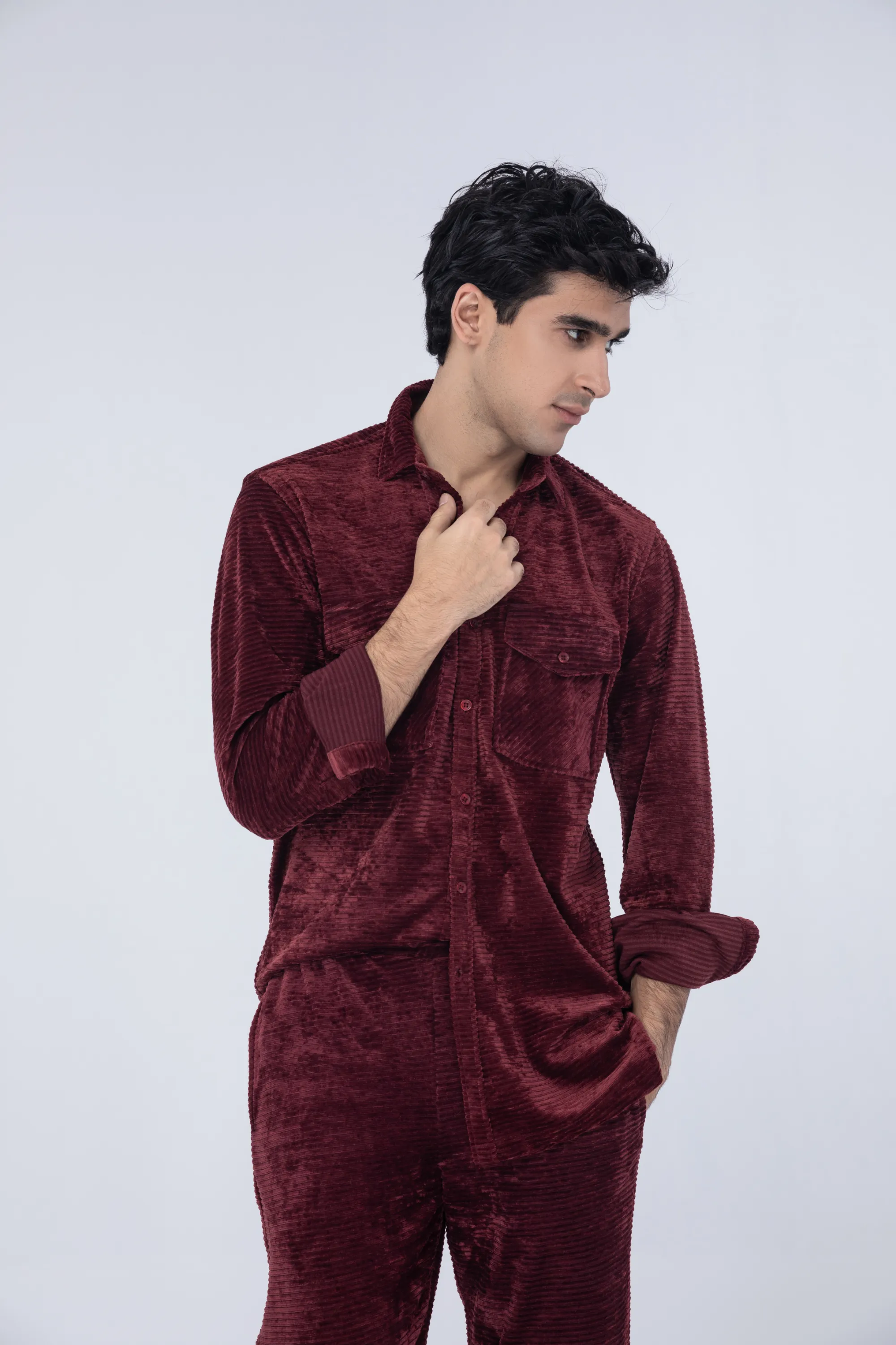 Maroon Co-ord Set