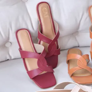 Maroon Knot Flats
