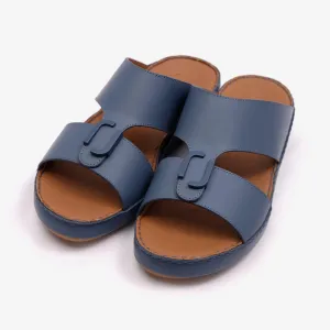 MATTE CLASSIC DAVINCI ARABIC SANDALS COBALT