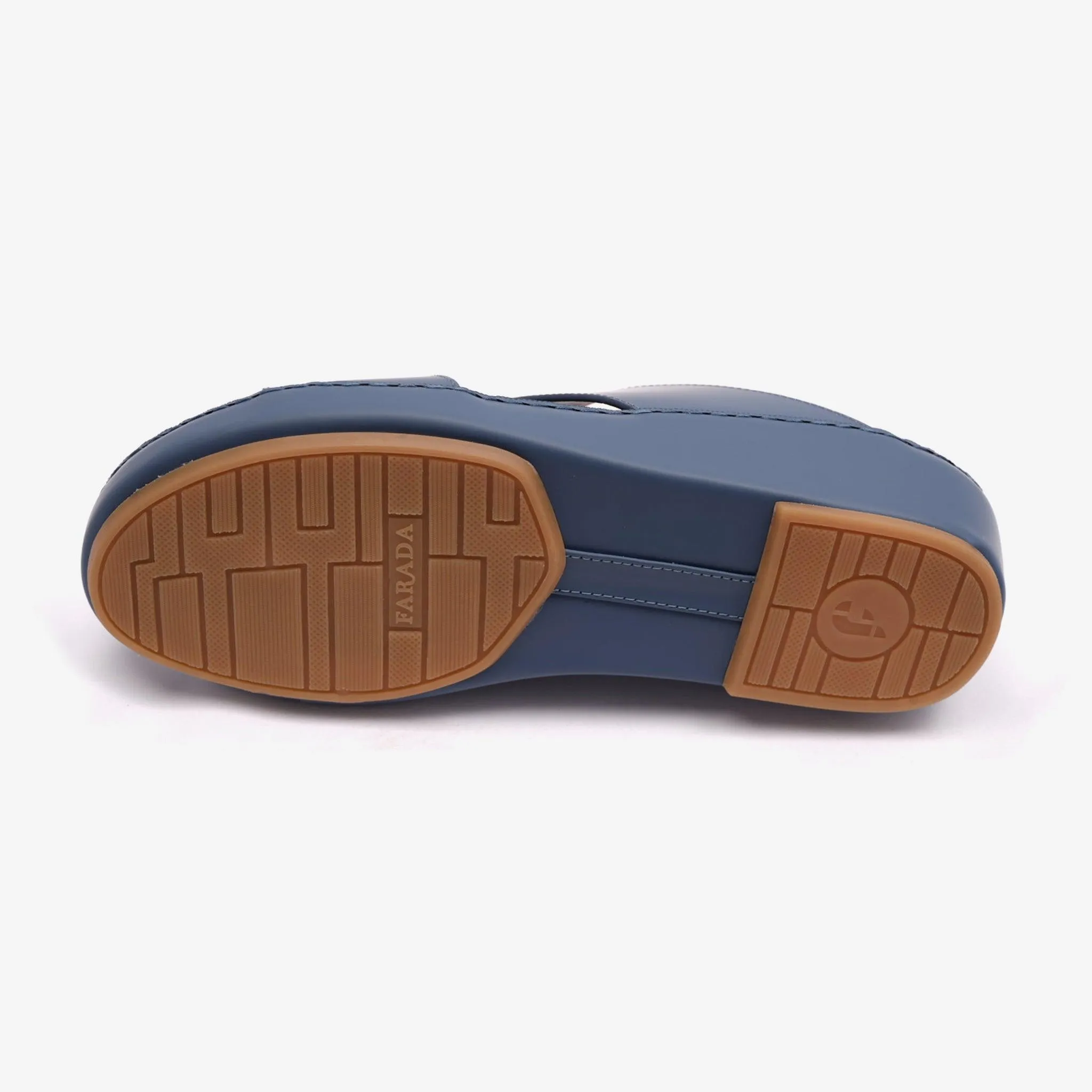 MATTE CLASSIC DAVINCI ARABIC SANDALS COBALT