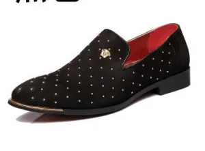 Men's Fashion Toe Business Flats In 2 Colors