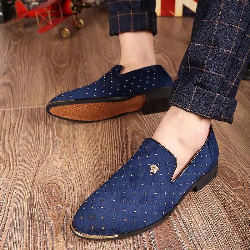 Men's Fashion Toe Business Flats In 2 Colors