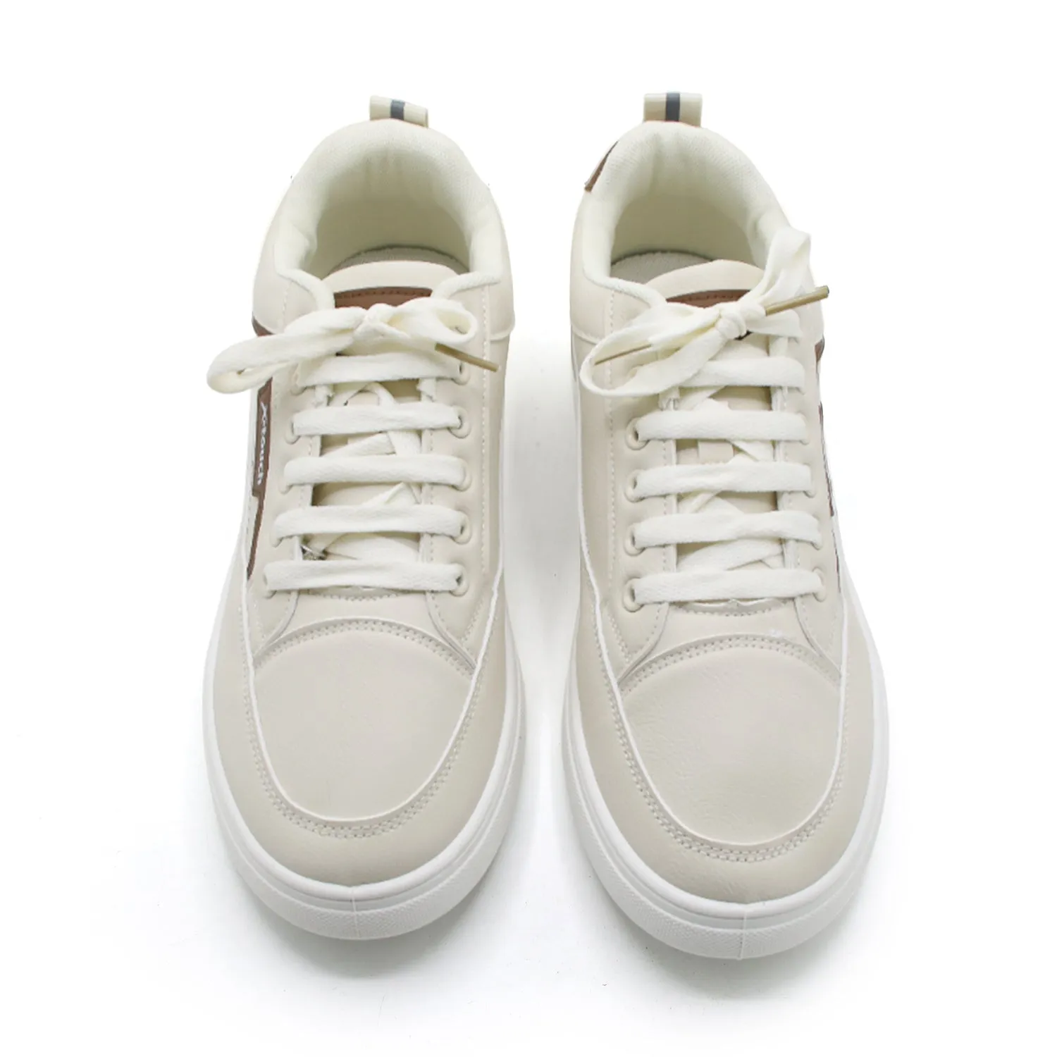 Men's Lace-Up Comfortable Lightweight Sneakers - Brown