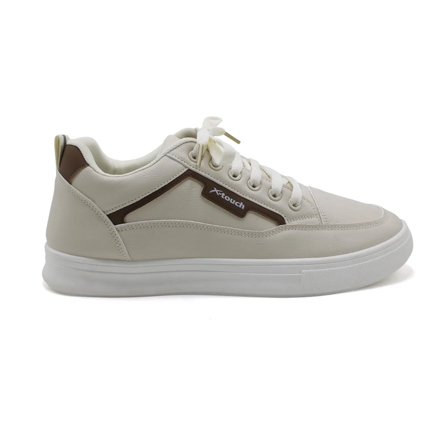 Men's Lace-Up Comfortable Lightweight Sneakers - Brown